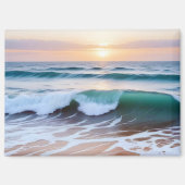 Aimant Paysage Plage Sunset Sunset Dusk Calme Relax (Recto)