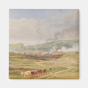 Aimant Paysage près de Swansea, sud du pays de Galles