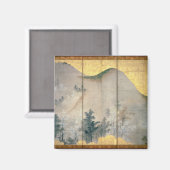 Aimant Paysage printanier (Recto/Verso)