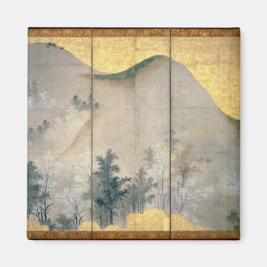 Aimant Paysage printanier (Devant)