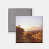 Aimant Paysage romantique, 1860 (Recto/Verso)