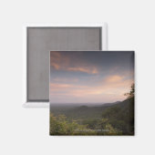 Aimant Paysage Sous Un Coucher De Soleil (Recto/Verso)