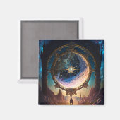 Aimant Paysage spatial de l'Imaginaire cosmique (Recto/Verso)