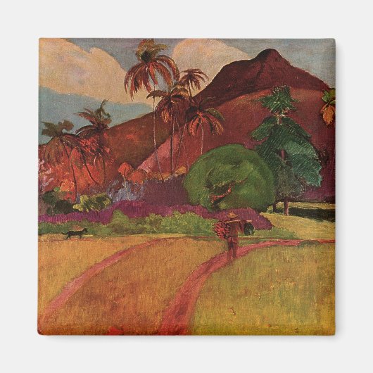 Aimant Paysage tahitien de Paul Gauguin (1893) (Devant)