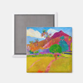 Aimant Paysage tahitien, Gauguin (Recto/Verso)