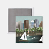 Aimant Paysage urbain (Recto/Verso)