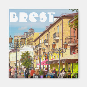 Aimant Paysage urbain de Brest Biélorussie Architecture R