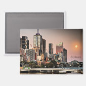 Aimant Paysage urbain de Brisbane, Australie (Recto/Verso)