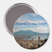 Aimant paysage urbain de Naples (Recto/Verso)