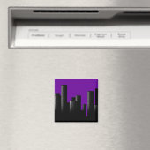 Aimant paysage urbain violet (In Situ (Lave-vaisselle))