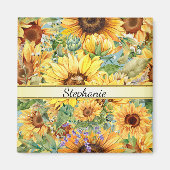 Aimant Paysage Vintage (Devant)