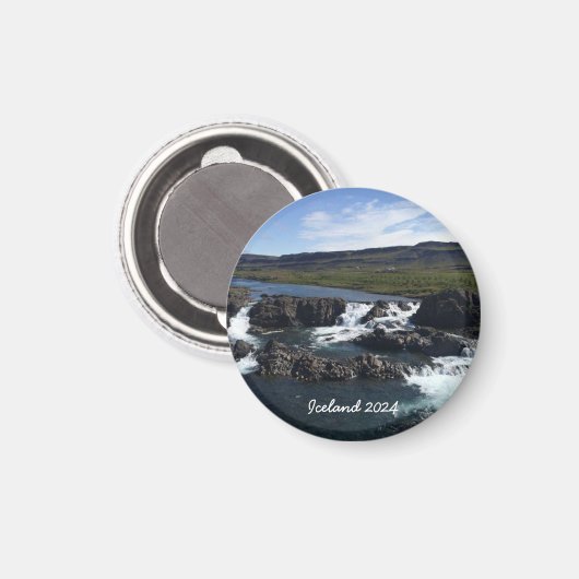 Aimant paysager islandais (Recto/Verso)