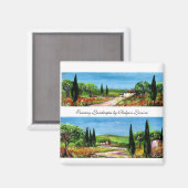 AIMANT PAYSAGES DE TOSCANE (Recto/Verso)