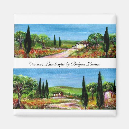 AIMANT PAYSAGES DE TOSCANE (Devant)