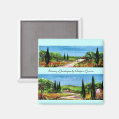 AIMANT PAYSAGES DE TOSCANE (Recto/Verso)