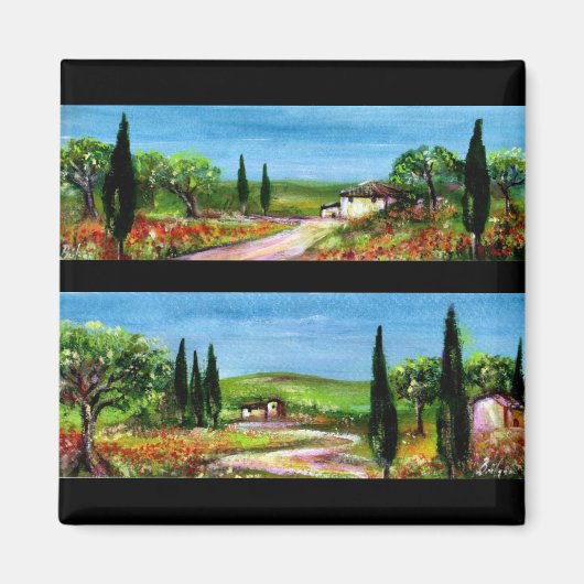 AIMANT PAYSAGES DE TOSCANE (Devant)