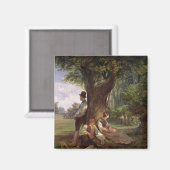 Aimant Paysans ayant une sieste, 1841 (Recto/Verso)