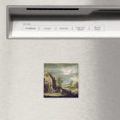 Aimant Paysans Jouant À Boules (In Situ (Lave-vaisselle))