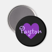 Aimant Payton en violet (Recto/Verso)
