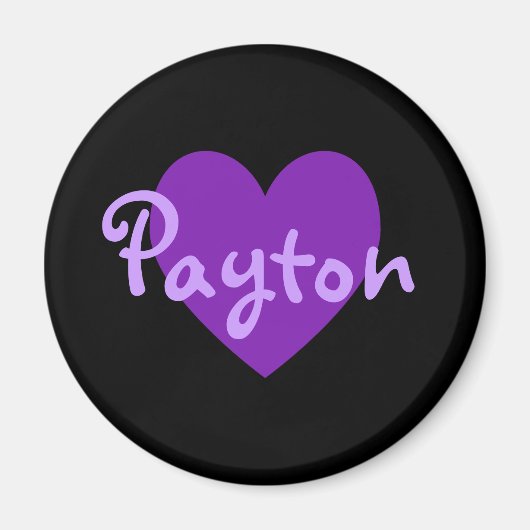 Aimant Payton en violet (Devant)