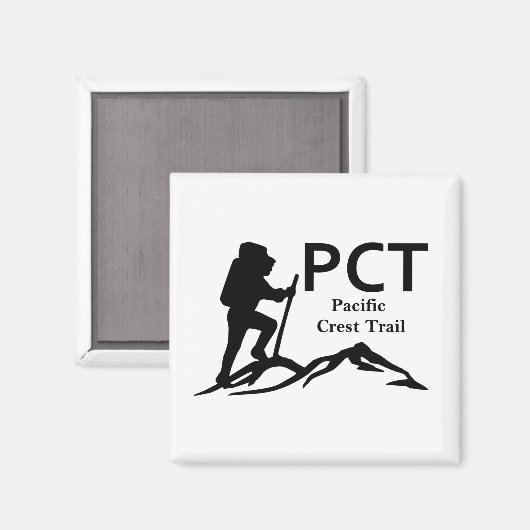 Aimant PCT - Pacific Crest Trail (Recto/Verso)