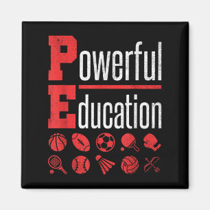 Aimant Pe Enseignant Gym Éducation Physique Motivation de