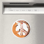 Aimant Peace Fox (In Situ (Lave-vaisselle))