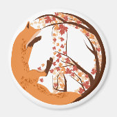 Aimant Peace Fox (Devant)