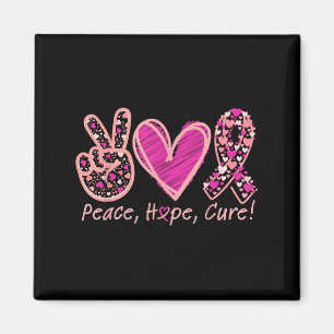 Aimant Peace Hope Cure Cancer du sein Sensibilisation des