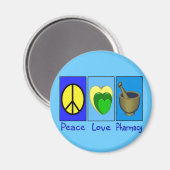 Aimant Peace Love (Recto/Verso)