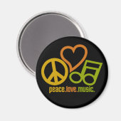 Aimant Peace Love (Recto/Verso)