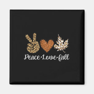 Aimant Peace Love Automne Vêtements D'Automne Mode Pour F