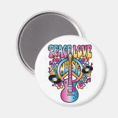 Aimant Peace Love Music (Recto/Verso)