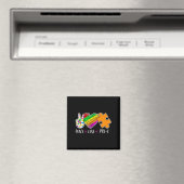 Aimant Peace Love Pre-K Autism Aware - 100 days smart (In Situ (Lave-vaisselle))