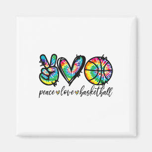 Aimant Peace Love Sketll Tie Dye mignonne Sketll Amateurs