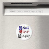 AIMANT PEACE LOVE XRAY (In Situ (Lave-vaisselle))