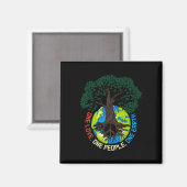 Aimant Peace Tree Love - Protection De l'environnement Ea (Recto/Verso)