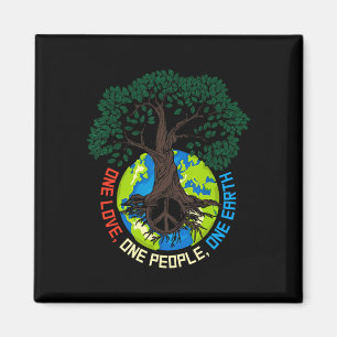 Aimant Peace Tree Love - Protection De l'environnement Ea