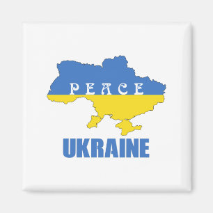 Aimant Peace Ukraine - Soutenez la paix et l'amour