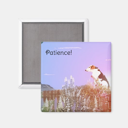 Aimant Peaceful Dog (Recto/Verso)