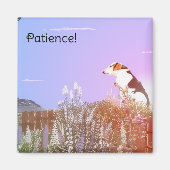 Aimant Peaceful Dog (Devant)