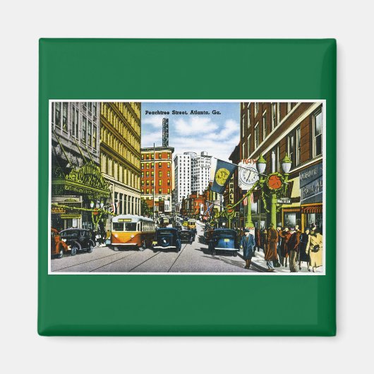 Aimant Peachtree Street, Atlanta, GA (Devant)