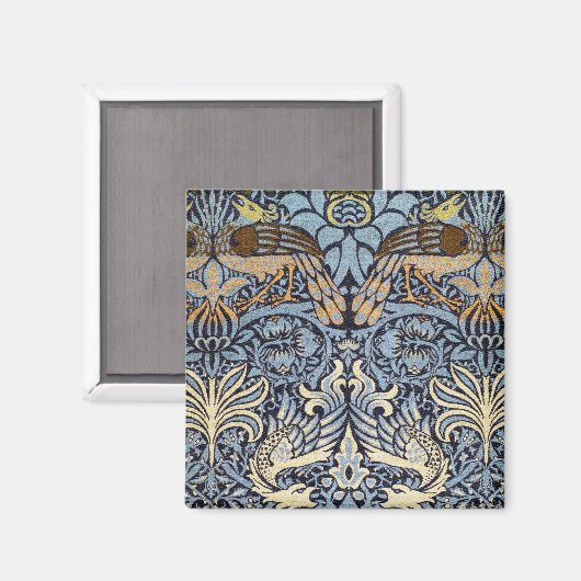 Aimant Peacock et Dragon, William Morris (Recto/Verso)