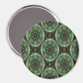 Aimant Peacock Feather Mandala..... (Recto/Verso)