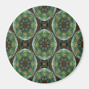 Aimant Peacock Feather Mandala.....