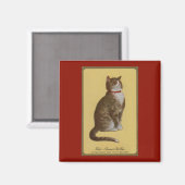 Aimant Peake, le chat tabby de Chessie (Recto/Verso)
