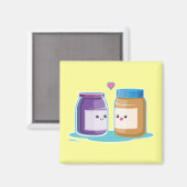 Aimant Peanut Butter and Jelly (Recto/Verso)