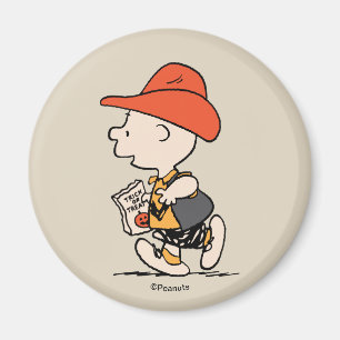 Aimant Peanuts Charlie Brown Cowboy Halloween
