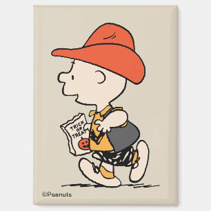 Aimant Peanuts Charlie Brown Cowboy Halloween