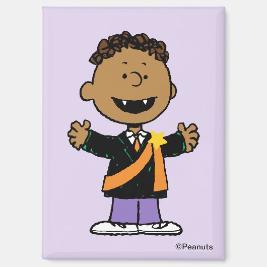 Aimant Peanuts | Franklin Halloween Vampire (Recto)